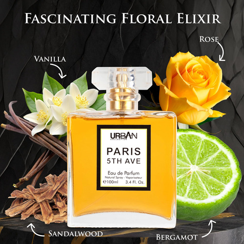 Perfume Urban Collection Paris 5th Avenue Edp 100ml Para Mul - Imagem 4