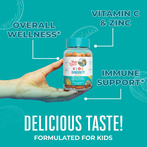 Suplemento Maryruth"s Kids Immunity Beans 60 Gomas Veganas - Imagem 2