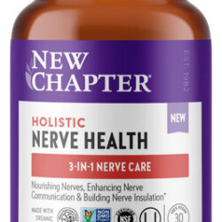 Suplemento New Chapter Nerve Health 3 Em 1 Support 30 Ct