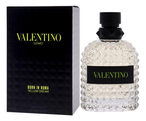 Perfume Valentino Uomo Born In Roma Yellow Dream 100ml Para - Imagem 4