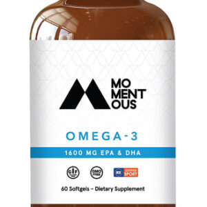 Suplemento Momentous Omega-3 De 1500 Mg De Óleo De Peixe Diá