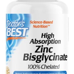 Suplemento Doctor's Best Bisglicinato De Zinco 50 Mg 90 Comp