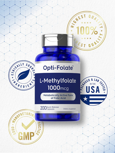 Suplemento Carlyle L Metilfolato 1000mcg 200 Cápsulas - Imagem 5