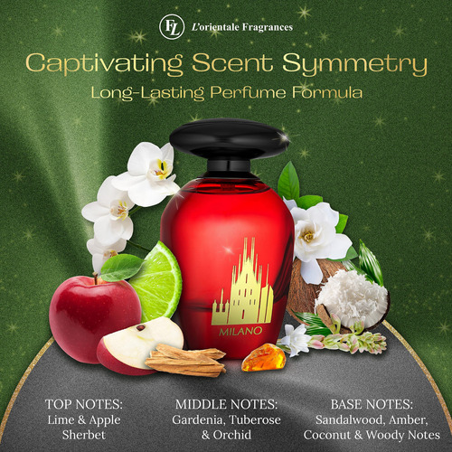 Perfume L'orientale Fragrances Night De Paris Milano 100ml - Imagem 4