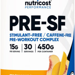 30 Porções De Manga Pêssego Antes Do Treino Nutricost Stim-f