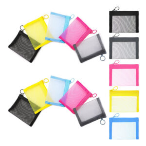 Bolsas De Malha Com Zíper Frienda Beauty Makeup Cosmetic 15