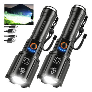 Lanterna Niaochao High Lumens Recarregável 990000lm, Pacote