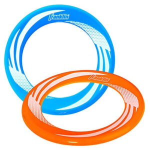 Pacote Com 2 Anéis Voadores Franklin Sports, Amarelos