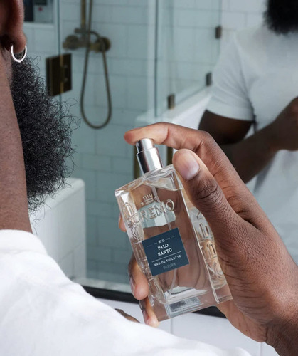 Perfume Cremo Spray Cologne Palo Santo 100ml Para Homens - Imagem 8