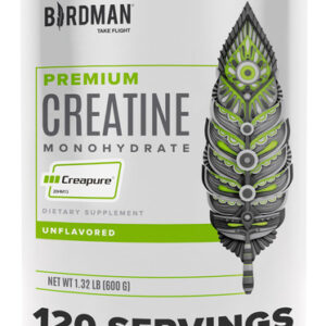 Creatina Monohidratada Em Pó Birdman De Alta Pureza 600g