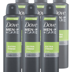 Antitranspirante Dove Men+care Extra Fresh 250ml 48h 6 Pzs.