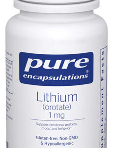 Suplemento De Encapsulamento De Lítio Puro (orotato) 1 Mg