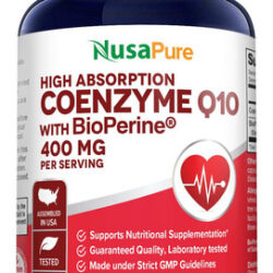 Suplemento Nusapure Coq10 400 Mg 100 Cápsulas Vegetarianas V