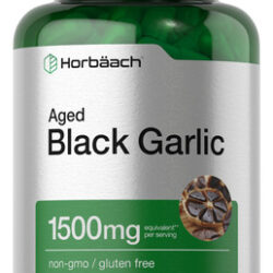 Supplement Horbäach Aged Black Garlic Capsules 1500mg 60 Cou
