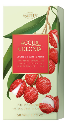 Perfume 4711 Acqua Colonia Lichia E Hortelã Branca 50ml Unis - Imagem 3