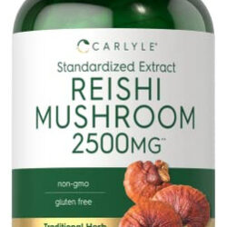 Suplemento: Cápsulas De Cogumelos Carlyle Reishi, 2500 Mg, 3