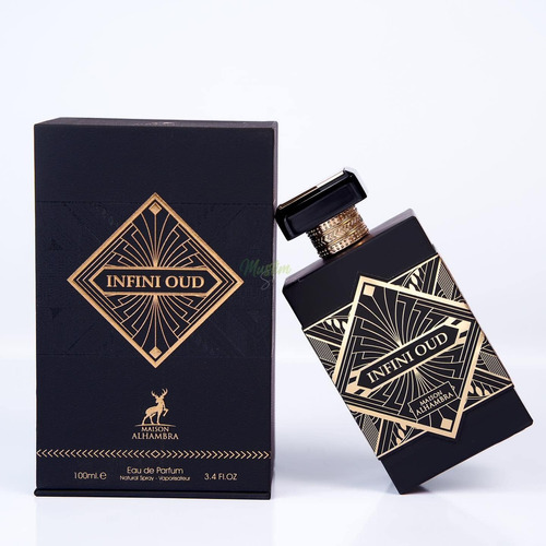 Perfume Maison Alhambra Infini Oud Eau De Parfum 100ml Unise - Imagem 3