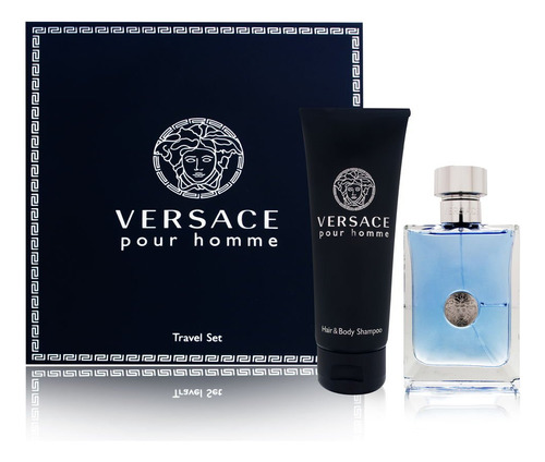 Conjunto De Perfume De Presente Versace Pour Homme Para Home