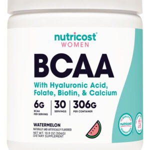 Suplemento Nutricost Bcaa Para Mulheres, Melancia, 30 Porçõe