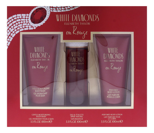 Perfume Elizabeth Taylor White Diamonds En Rouge Para Mulher - Imagem 5