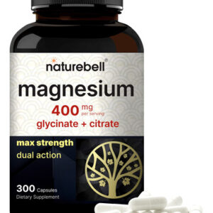 Suplemento Naturebell Magnesium Complex 400 Mg 300 Cápsulas