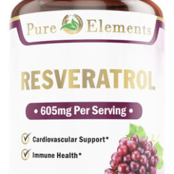 Suplemento De Elementos Orgânicos Puros Resveratrol 1450 Mg