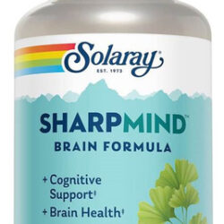 Suplemento Solaray Sharpmind Cognitive Support 60 Cápsulas