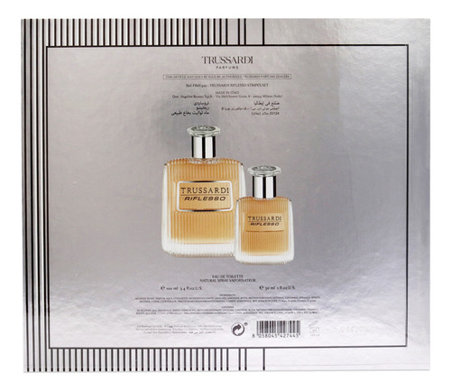 Conjunto De 2 Peças Perfume Trussardi Riflesso Eau De Toilet - Imagem 6