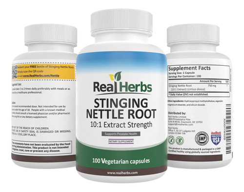 Suplemento Herbal Real: Extrato De Raiz De Urtiga, 750 Mg - Imagem 6