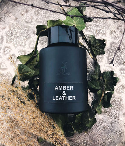 Perfume Alhambra Amber & Leather Eau De Parfum 100ml Para Ho - Imagem 5