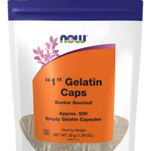 Cápsulas De Gelatina 500 Cápsulas, 1 Da Now Foods
