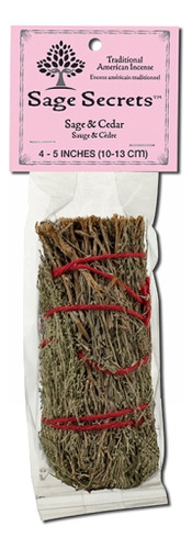 Smudge Wand Sage/cedar, 1 Pacote Da Sage Spirit