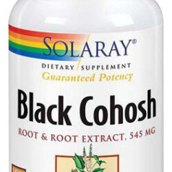 Extrato De Raiz De Cohosh Preto 120 Cápsulas Da Solaray