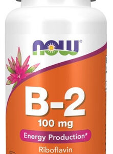 Vitamin B-2 Riboflavin 100mg 100 Caps By Now Foods