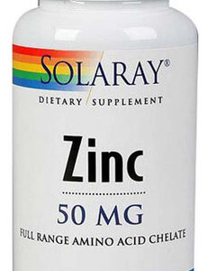 Zinco 50 Mg 100 Cápsulas Da Solaray