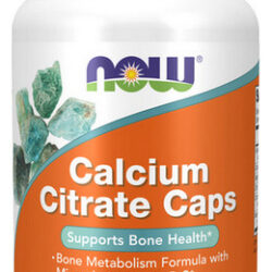 Citrato De Cálcio 120 Cápsulas Vegetais Da Now Foods