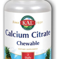 Citrato De Cálcio Mais Frutas Mistas 60 Chews By Kal