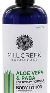 Loção De Aloe Vera E Paba 14 Fl Oz Da Mill Creek Botanicals