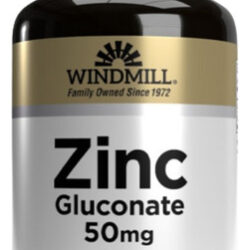 Gluconato De Zinco 50 Mg 100 Comprimidos Da Windmill Health