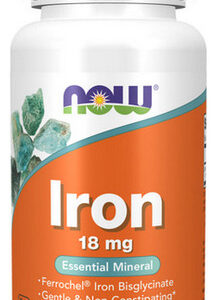 Ferro 18 Mg 120 V/cápsulas Da Now Foods