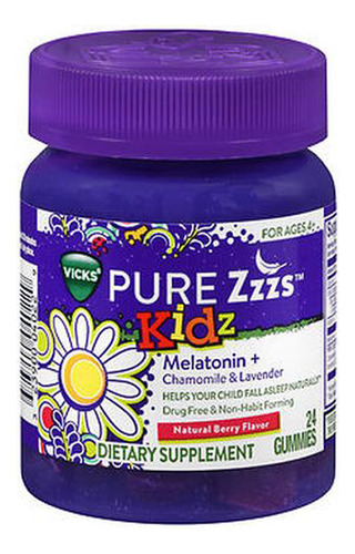 Pure Zzzs Kidz Gummies, Sabor Natural De Frutas Vermelhas, 2