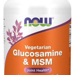 Glucosamina E Msm 120 Cápsulas Vegetais Da Now Foods