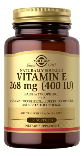 N E Mistos (d-alfa-tocoferol E Tocoferóis Mistos), 400 Ui, 1