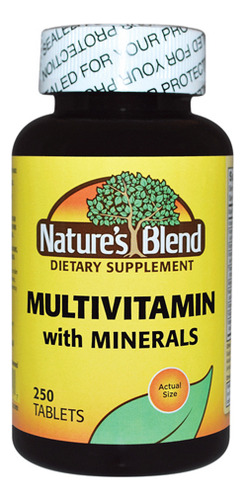Multivitamínico Com Minerais 250 Comprimidos Da Nature's Ble