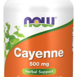 Pimenta De Caiena 500 Mg 250 Cápsulas Da Now Foods