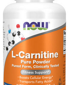 L-carnitina Em Pó Puro De 3 Onças Da Now Foods