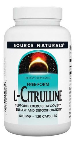 L-citrulline 500 Mg 120 Caps By Source Naturals