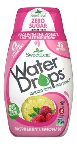 Water Drops Raspberry Lemonade 1.62 Oz By Sweetleaf Stevia