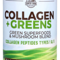 Colágeno E Verduras 10,6 Onças Da Country Farms