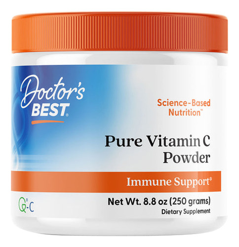 Vitamina C Pura Em Pó 250 Gramas, Da Doctors Best